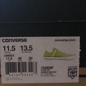 Converse Low Top Gecko Green